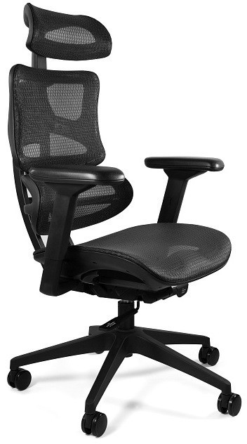 Unique Meble Ergonomiczny fotel biurowy ERGOTECH czarny