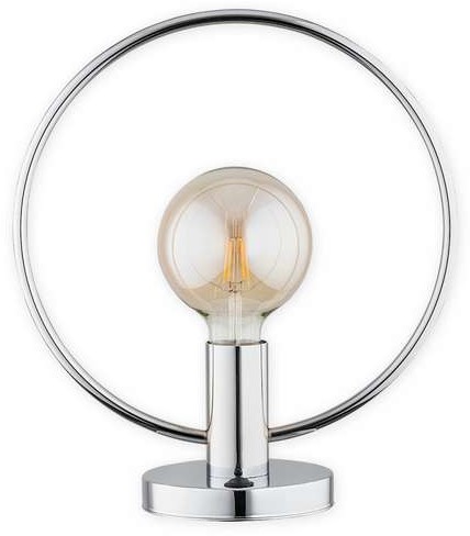 Zdjęcia - Żyrandol / lampa Lemir Unikatowa lampa stołowa jedno źródło światła O2958 L1 CH z serii TEZOR (｡◕ 