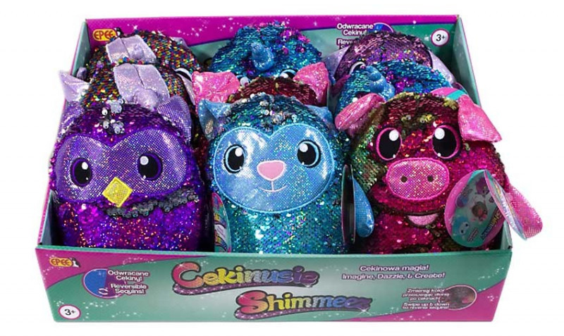 Epee Maskotka Cekinusie Shimmeez 36cm mix 8 wzorów