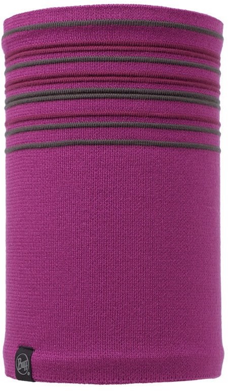 Buff Komin Neckwarmer Knitted Polar Stowe Mardi Grape