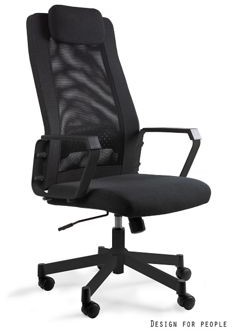 Unique Fotel obrotowy FOX Czarny RABAT na stronie! W-153A-4-4
