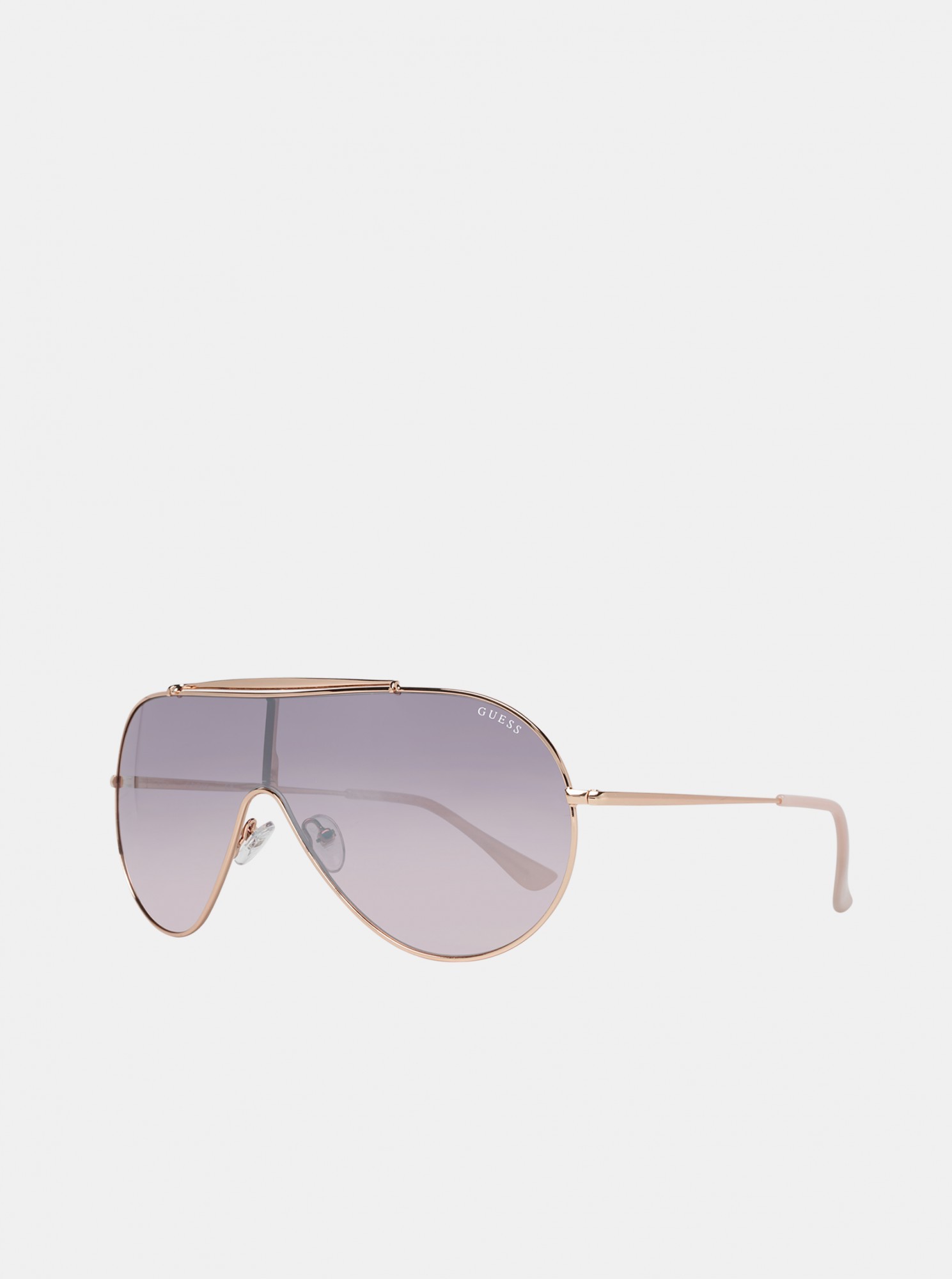 Guess różowo-złote okulary przeciwsłoneczne GF0370 0028U