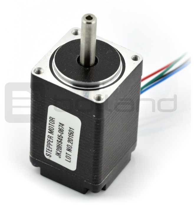 Pololu Silnik krokowy JK28HS45-0674 200 kroków/obr 4,5V / 0,67A / 0,09Nm MOT-03605