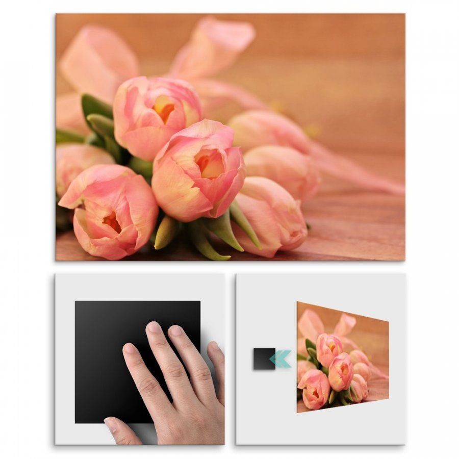 Pix4home Plakat metalowy róże L POS-L-01358