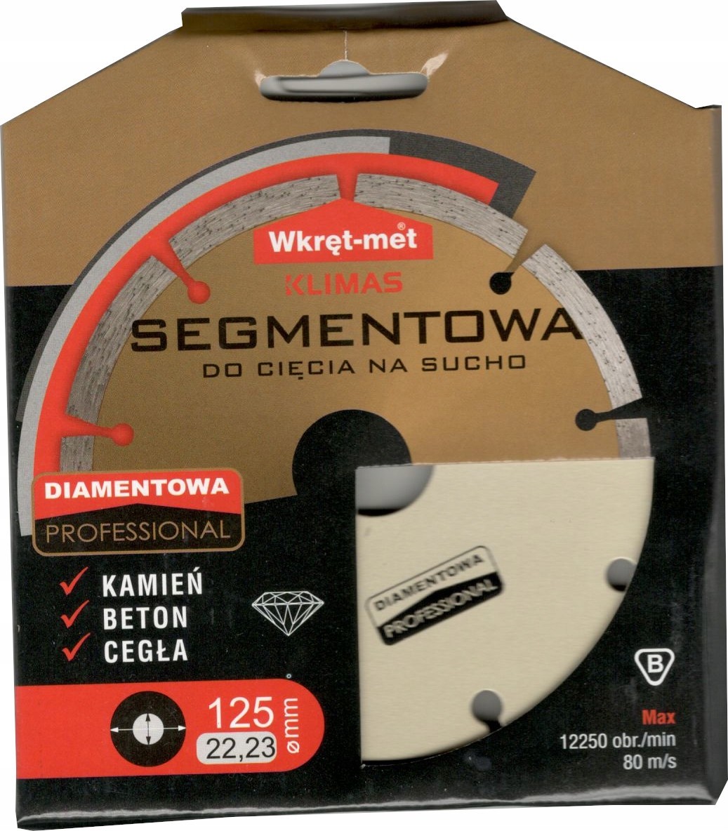 Tarcza diamentowa segmentowa do betonu 230mm