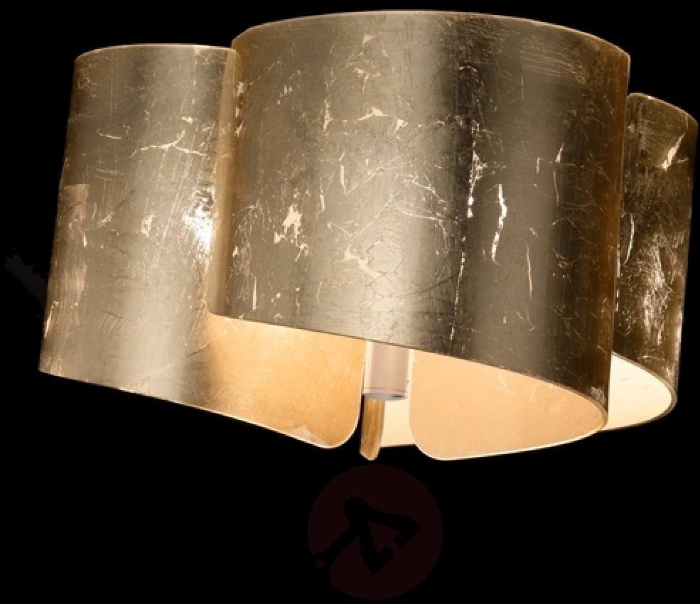Selene Efektowna lampa sufitowa Papiro złota