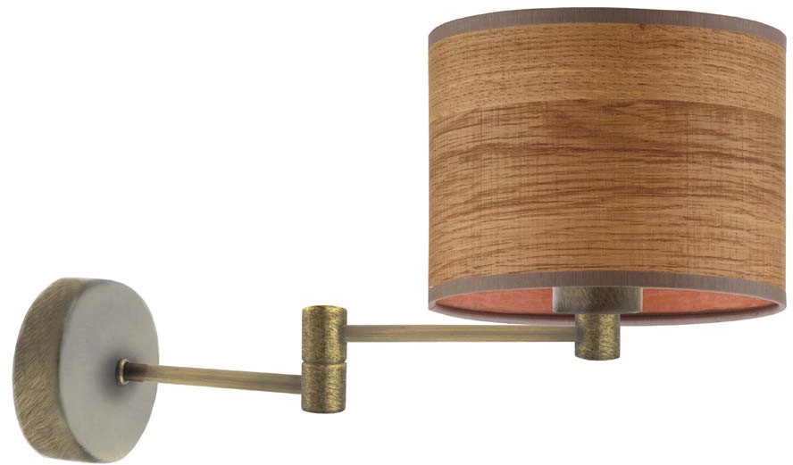 LYSNE Kinkiet z fornirowym abażurem BRAGE ECO 14537/40