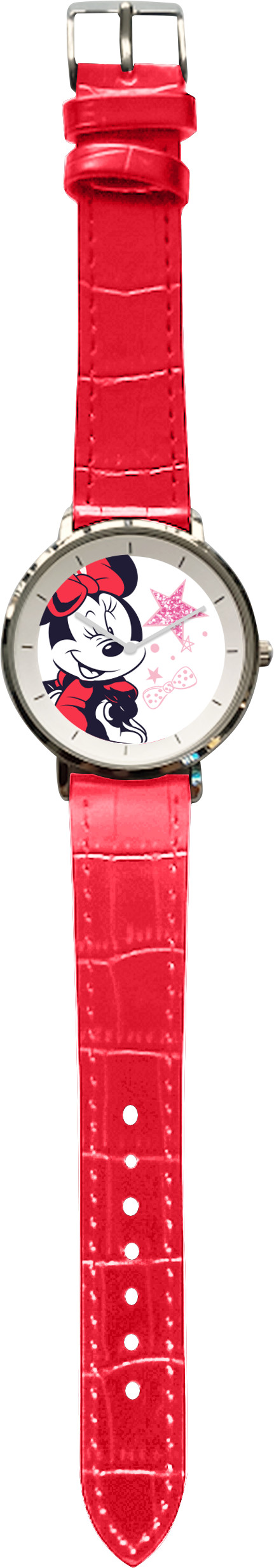 KIDS EUROSWAN Zegarek analogowy Myszka Minnie w metalowym opakowaniu WD21205