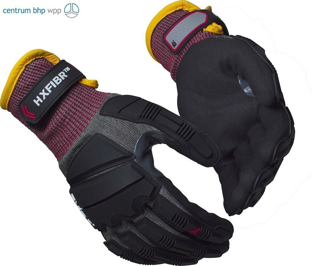 GUIDE Gloves RĘKAWICE OCHRONNE ANTYPRZECIĘCIOWE 6608 HXFIBR ; EN 388:2016 4X43FP; EN 407:2004 X1XXXX; ESD