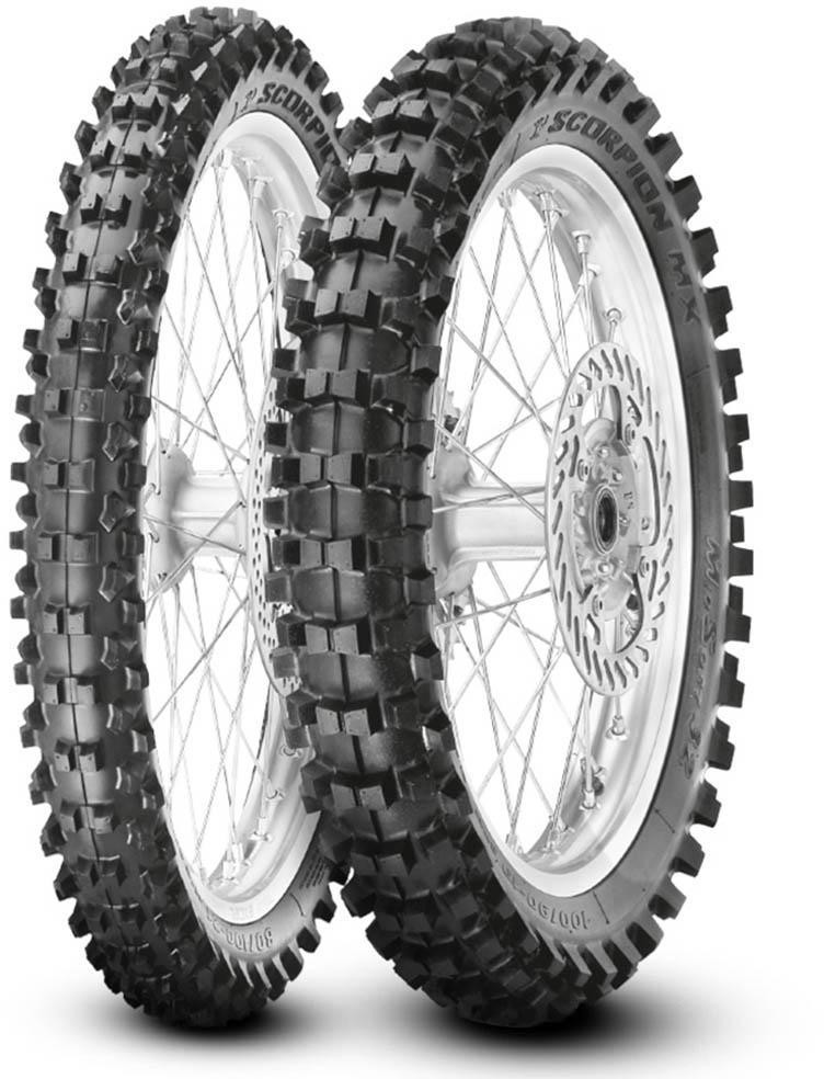 PIRELLI Scorpion MX 32 60/100R12 36M Mieszanki gumowej medium SOFT NHS koło przednie