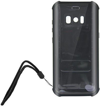 Ksix Aqua Case etui ochronne z funkcją podstawki do Galaxy S8 Plus (wodoszczelne, odporne na wstrząsy, antywłamaniowe, system przeciwpyłowy) czarne B8590FW01
