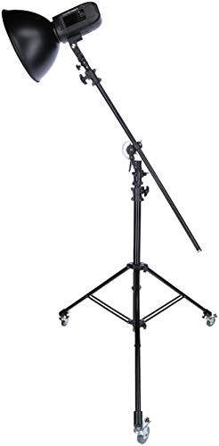 Rollei Rollei Profi Statyw do golenia - może być używany jako statyw szubienicowy, statyw lampy lub statyw aparatu - bezstopniowa regulacja od 140 cm do 492 cm 28074