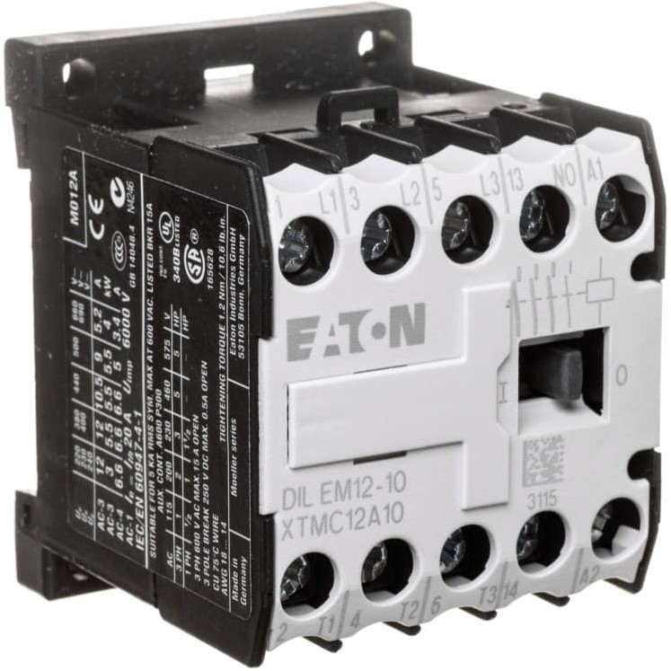 Eaton Stycznik mocy 12A 3P 230VAC 1Z 0R DILEM12-10(230V50/60HZ) 127082