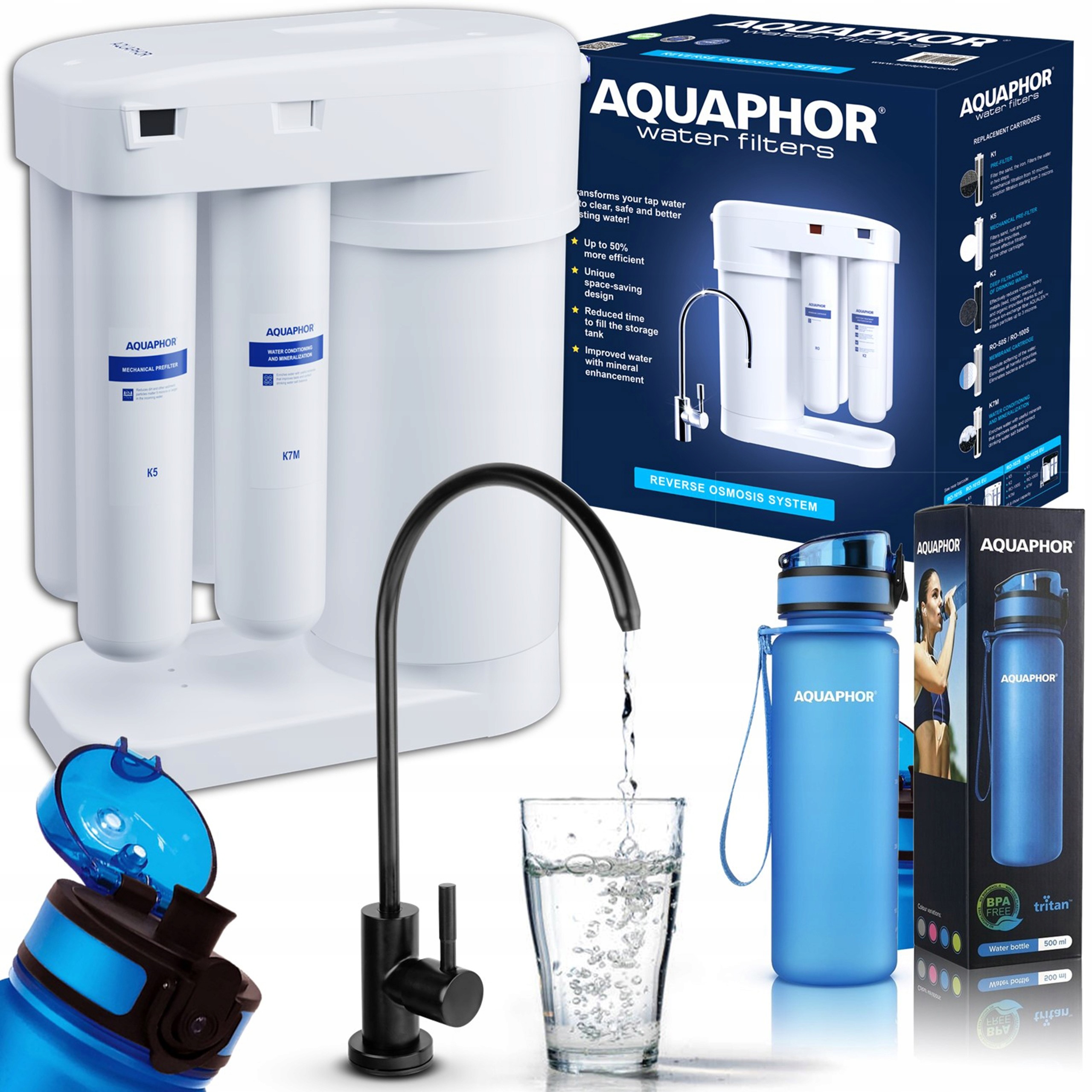 Aquaphor Filtr Do Wody Morion Osmoza Wylewka Black