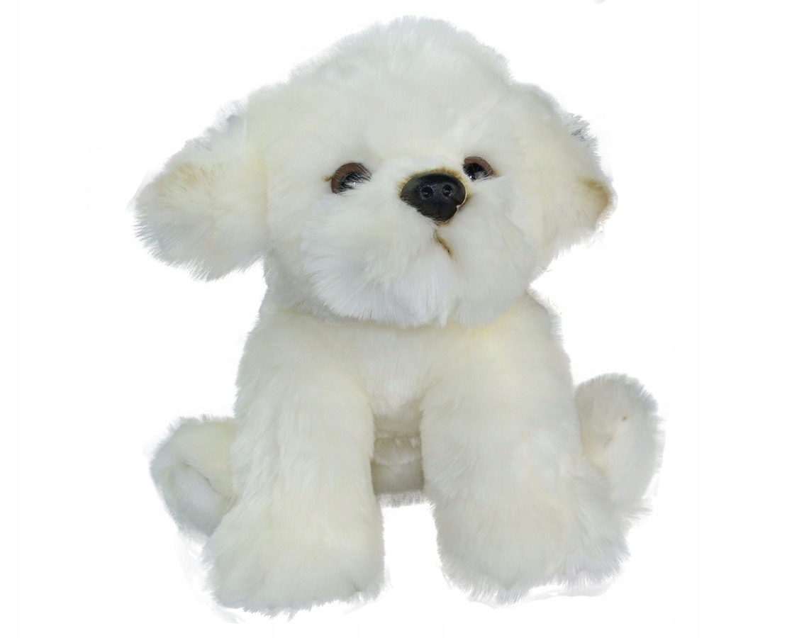 Maskotka Bichon Maltańczyk Pies Pluszowy 30CM