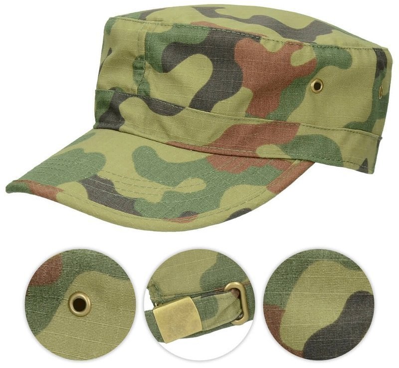 Texar Czapka Polowa Rip-Stop z Regulacją PL Camo 04-CARE-HE-PL