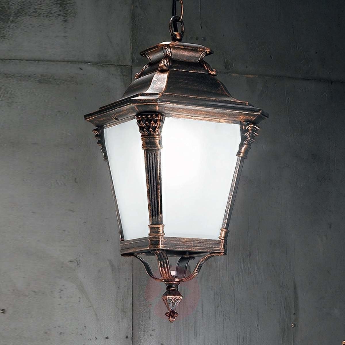 ORION ORION Nostalgiczna zewnętrzna lampa wisząca VIVIANA