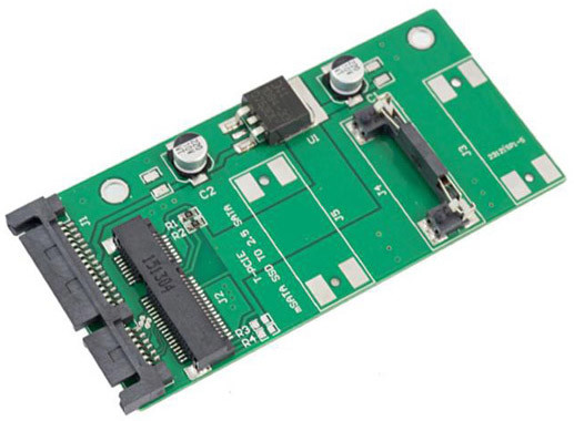 Adapter Konwerter mini mSATA Ssd do Sata 6Gbps