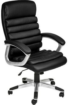 TecTake Fotel biurowy Paul czarny 402149