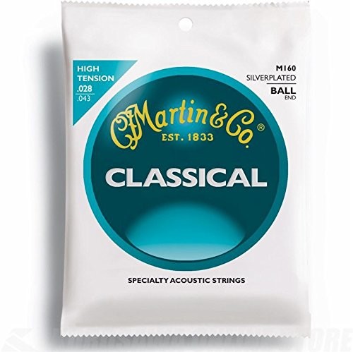 Martin gitara gitar struny do klasycznych (posrebrzany oplotowi) ball End FBA_M160