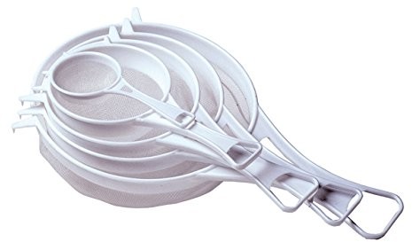 Chef Aid CHEF Aid Nylon Mesh tworzywo sztuczne sitko rodziców, biały, 18 cm 10K32950
