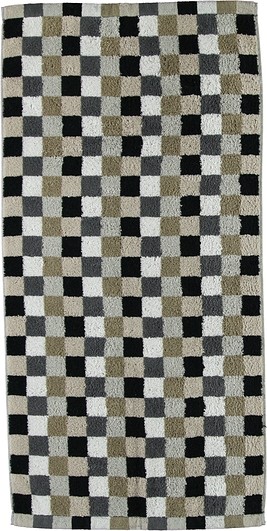 Cawo Ręcznik Cube 70 x 180 cm szaro-beżowy 7047 37 70/180