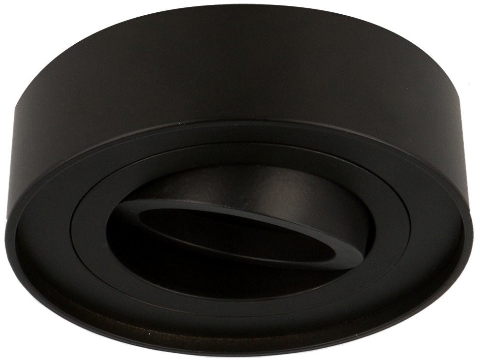 LED line Oprawa wpuszczana okrągła ruchoma czarna matowa ROLLO MIDI 242656