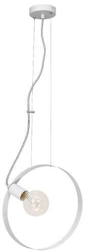 Luminex Lampa wisząca zwis żyrandol Roda 1x60W E27 biały 3969