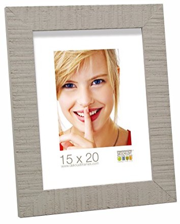 Deknudt Frames Deknudt ramki S43 X F3 ramka na zdjęcia 30 X 45 ramka na zdjęcia beżowy, drewno surowego drewna Foto Kader S43XF3-30.0X45.0