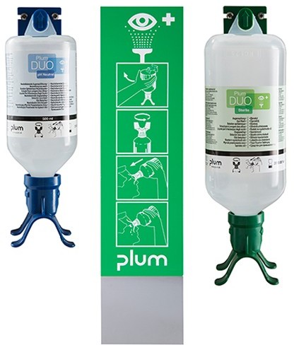Plum Stacja Do Płukania Oczu - Plum Combistation Duo - 500Ml, 1000Ml