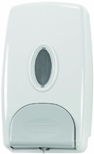 Quicky dozownik mydła z tworzywa sztucznego, biały 1000 ML, 13 X 225 X 80 MM, wielokrotnego napełniania, 1er Pack (1 X 1 sztuki) HP-99545