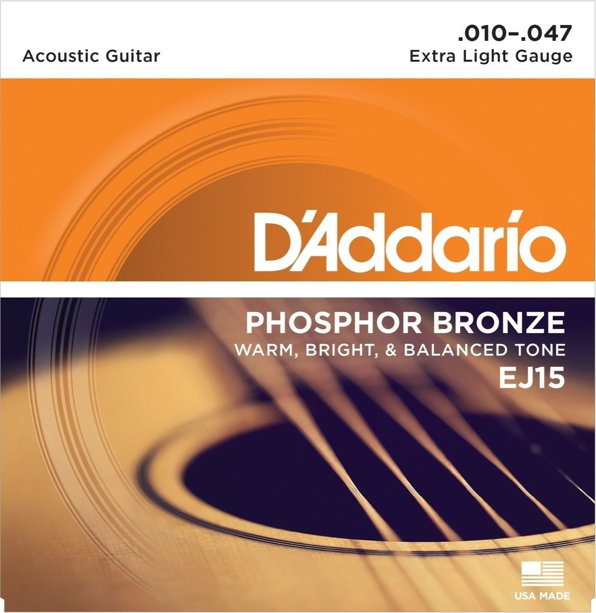 DAddario EJ15 - do gitary akustycznejnej, 10-47