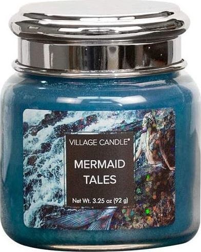 NoName świeca zapachowa Mermaid Tales 6,5 x 7 cm wosk niebieski twm_937312