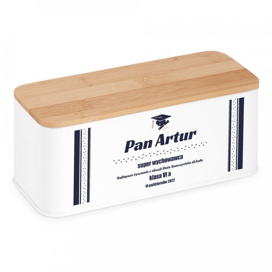 Murrano Zestaw Herbat w Metalowym Pudełku Nadruk Dla Wychowawcy PDM1-HERx3-005