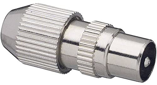 Renkforce Wtyczka koncentryczna metalowa średnica kabla: 7 mm 410323