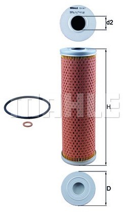 Knecht Filtr oleju OX 147D