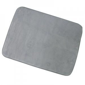 MSV 140856 douceur dywan Memory poliester + poliamid + poliuretan + SBR Szary 50 x 70 x 0,1 cm 140856