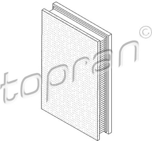TOPRAN filtr powietrza, 206 977 206977