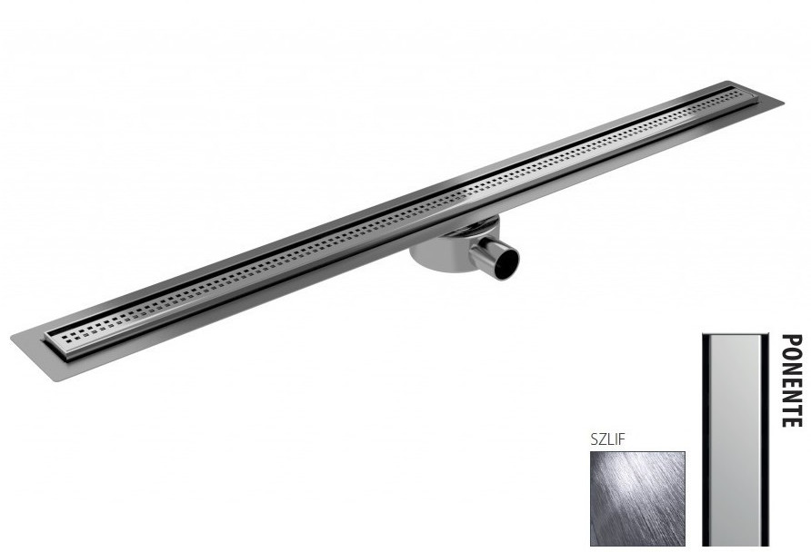 Wiper New Elite Slim Sirocco Zestaw Odpływ liniowy 100 cm szlif 100.3400.02.100