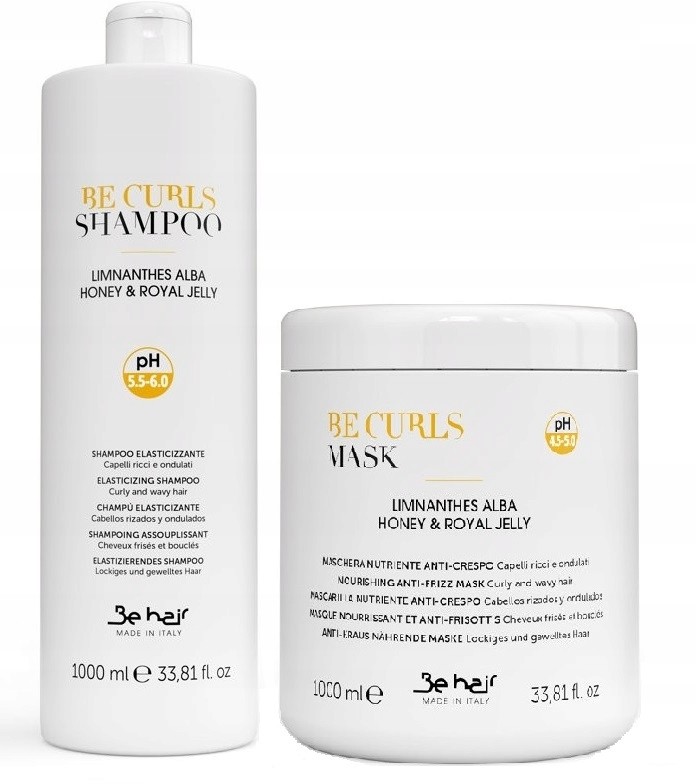 Be Hair Be Curls Szampon+ Maska włosy kręcone 2x1l