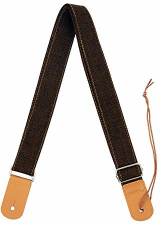 CASCHA CASCHA Ukulele pasek, pasek do noszenia regulowany do 139 cm, bawełna, brązowy HH 2201