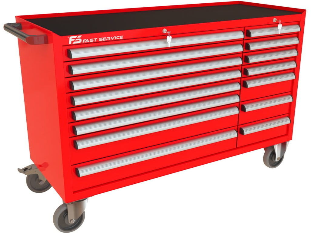 Fastservice Wózek warsztatowy MEGA z 15 szufladami PM-212-13 PM-212-13