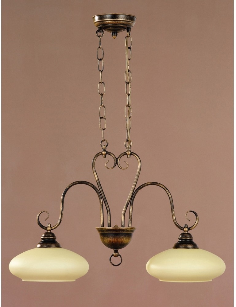 Jupiter 390 - BO-2 - Lampa wisząca BOLERO 2xE27/60W/230V