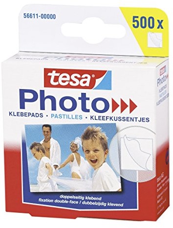 TESA Photo naklejki do zdjęć, opakowanie 500 sztuk 56611-00000-00
