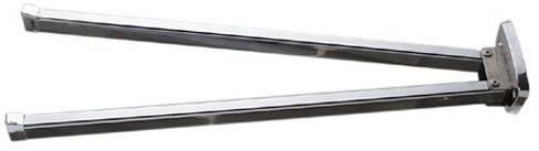 Cornat t319640 trapezform wieszak na ręcznik, 2-częściowy, chrom