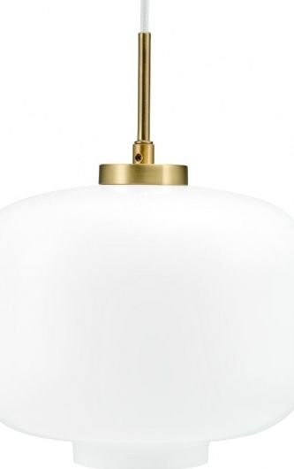 NoName Lampa sufitowa lampa wisząca Arp 25 x 32 cm E27 opal 25W biały/złoty twm_1001008