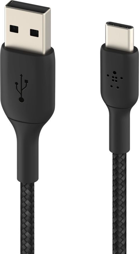 Belkin Kabel USB Kabel Braided USB-C USB-A 15cm czarny-CAB002bt0MBK CAB002bt0MBK