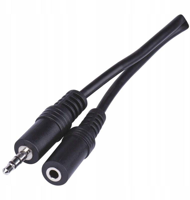Przewód Av wtyk Jack 3,5mm-gniazdo Jack 3,5mm,2,5m