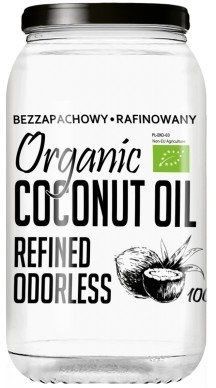 Diet-Food Olej Kokosowy Organiczny Rafinowany 1L