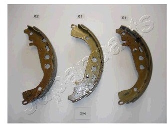 JAPANPARTS Szczęki hamulcowe (komplet) GF-204AF
